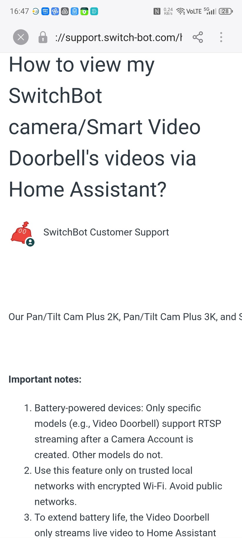 Damit die Einbindung des Videostreams in andere Systeme wie Home Assistant funktioniert, muss zuvor ein Kamera-Konto angelegt werden. Damit wird der RTSP-Stream aktiviert. 