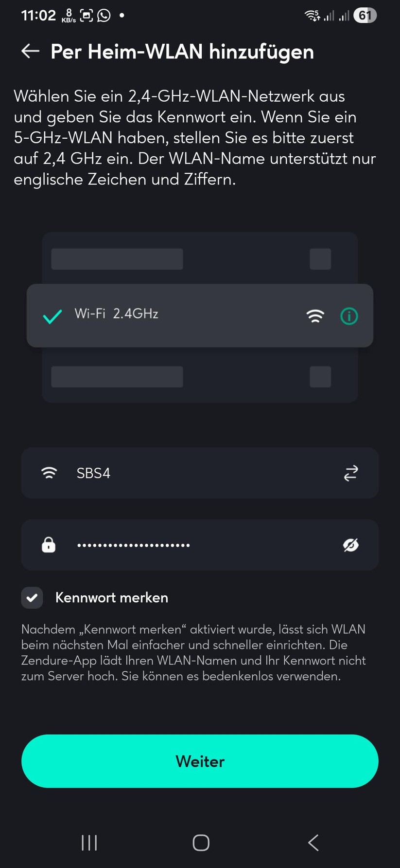 Zendure-App: Einrichtung