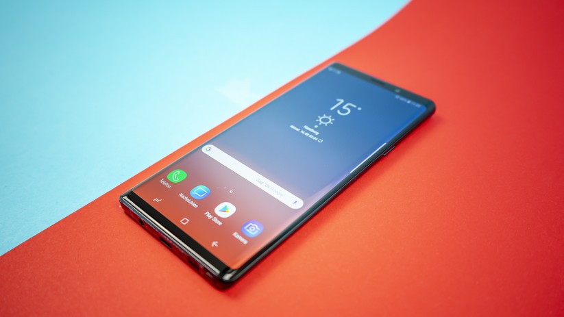 Seitenansicht des Samsung Galaxy Note 9