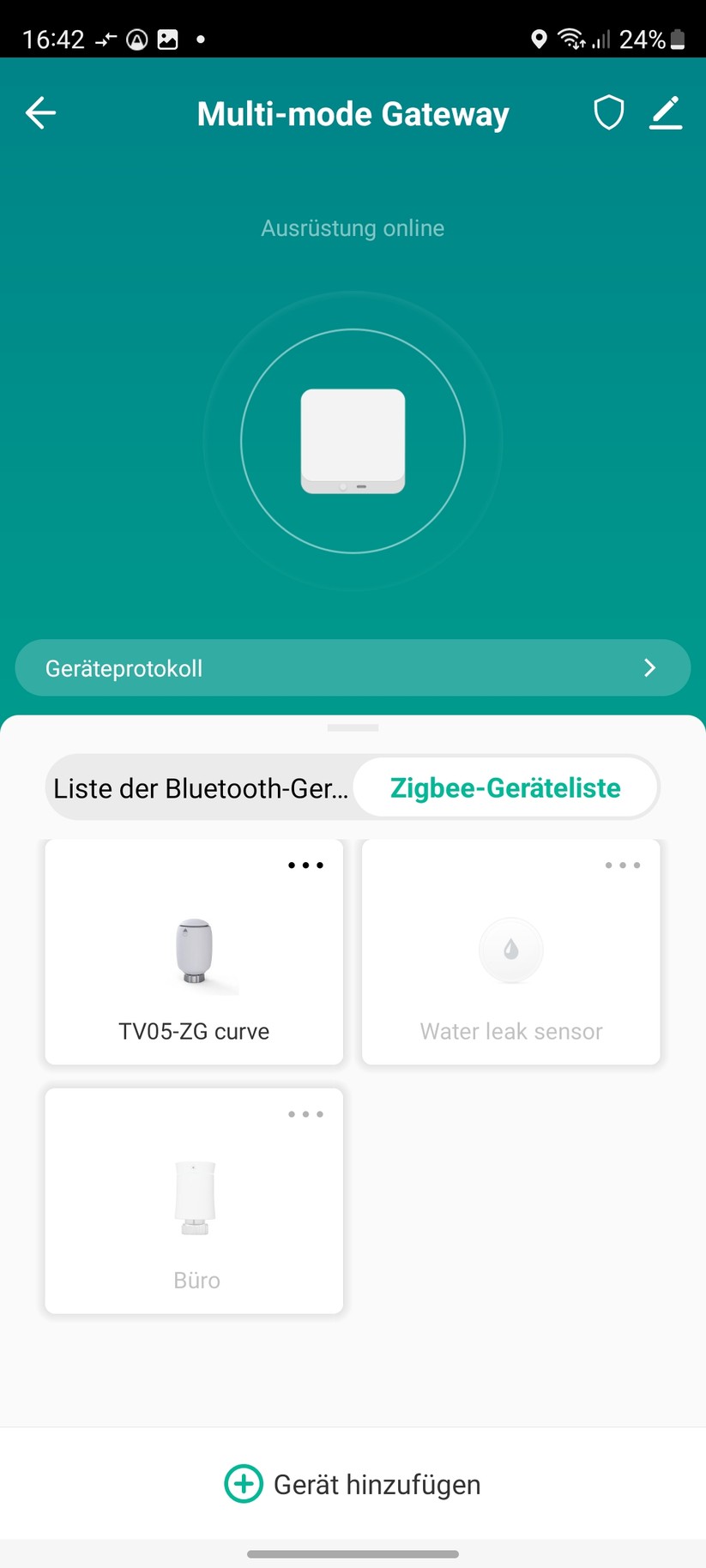  App-Einstellungen und Heizpläne
