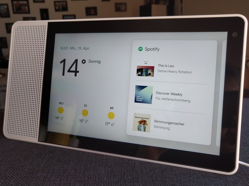 Lenovo Smart Display, Wetter