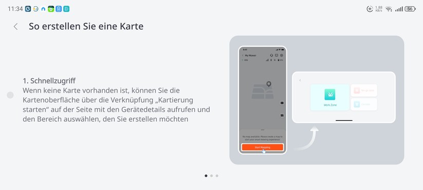  Inbetriebnahme und Kartierung
