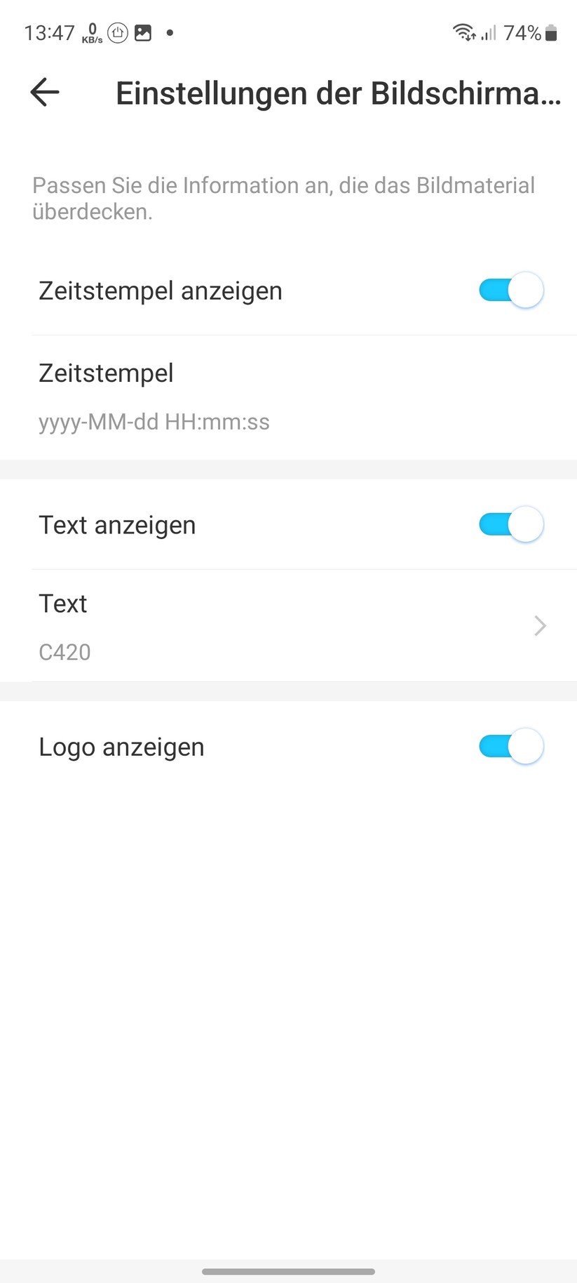 TP-Link Tapo C420S2: Einstellungen, Bilder