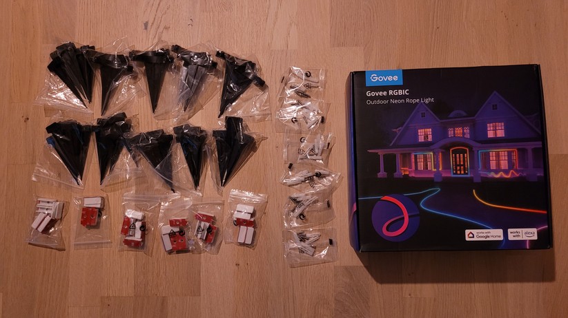 Govee Outdoor Neon Rope Lights (H61A1): Mit RGBIC-Technik ausgestatteter LED-Streifen, der zahlreiche Animationen und Farbverläufe bietet.