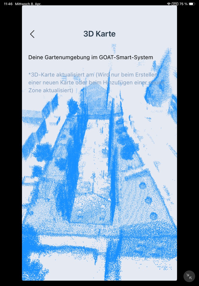 So sieht die LiDAR-Einheit die Umgebung.