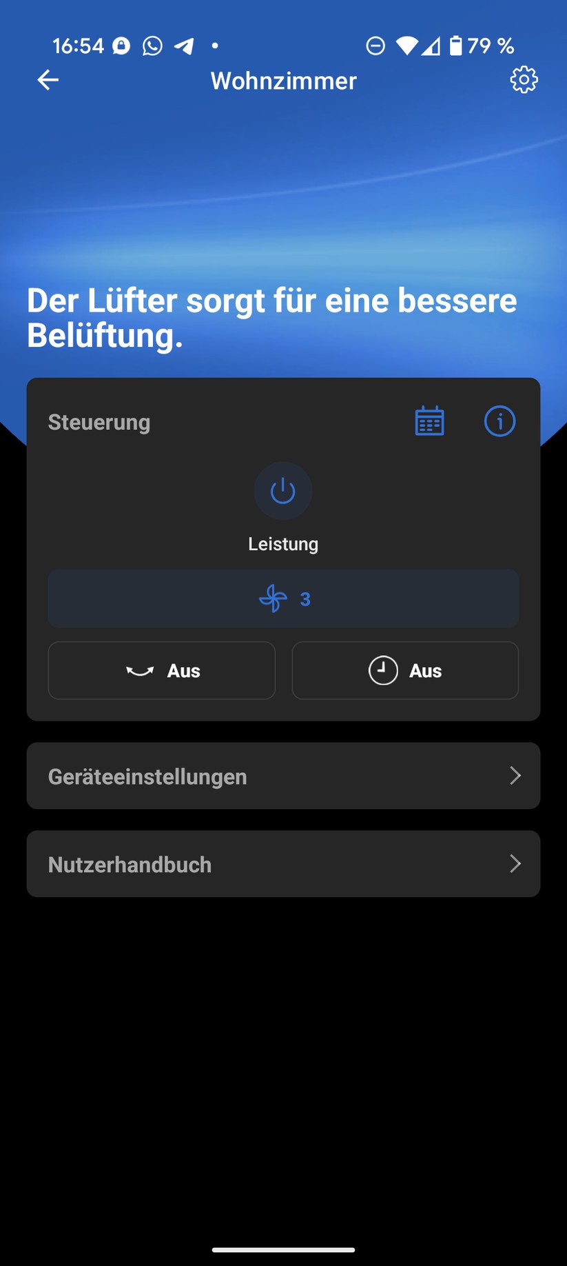 Philips CX3550/01 Standventilator Screenshot