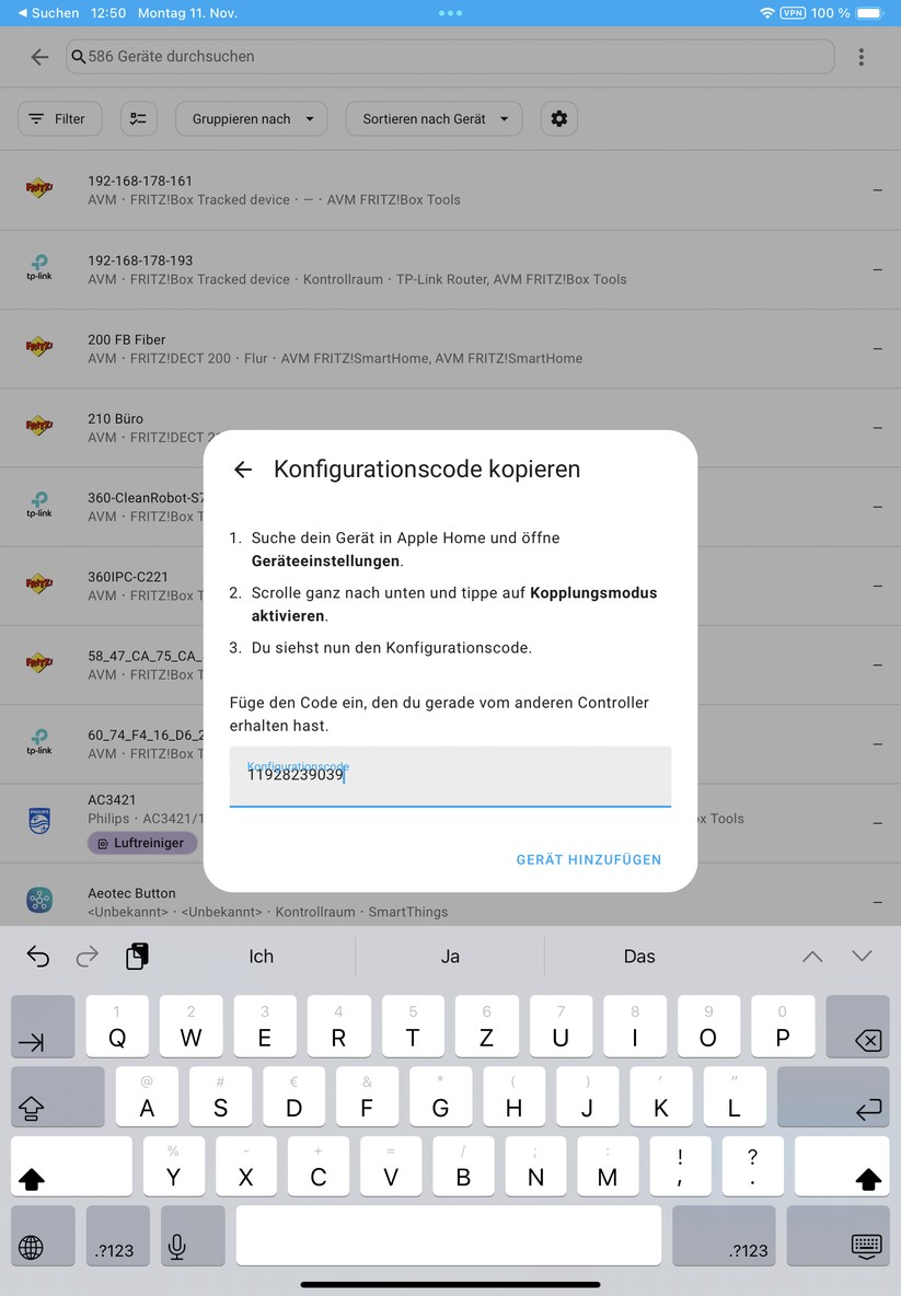  Integration per Matter in Home Assistant