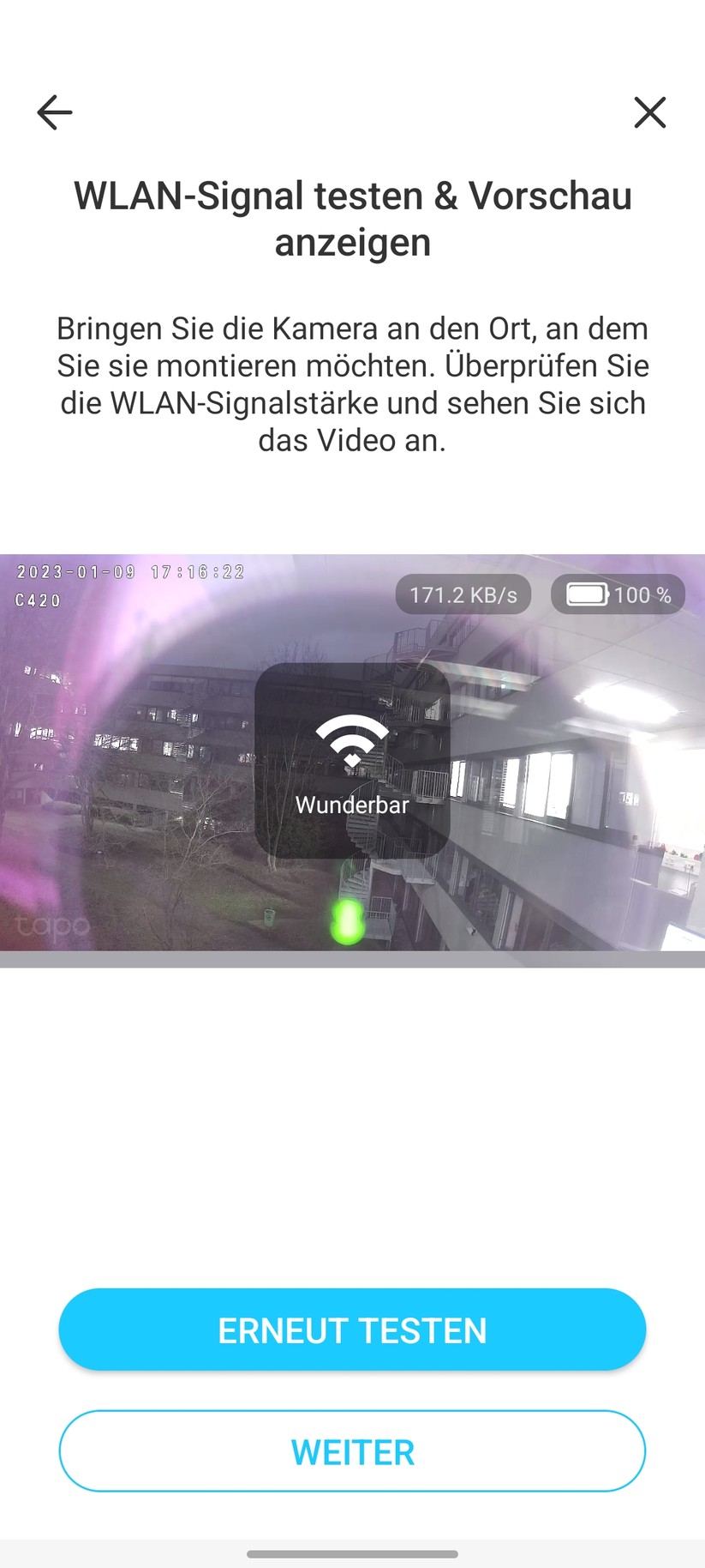 TP-Link Tapo C420S2: Einstellungen, Bilder