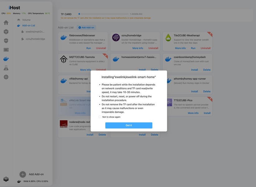 Smart-Home-Zentrale Sonoff iHost: Zigbee, Docker, Homebridge, Node-RED