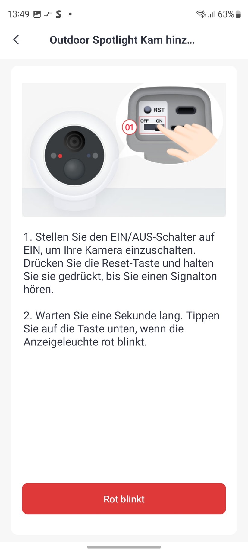 Switchbot Outdoor Spotlight Cam: App, Einstellungen, Bilder