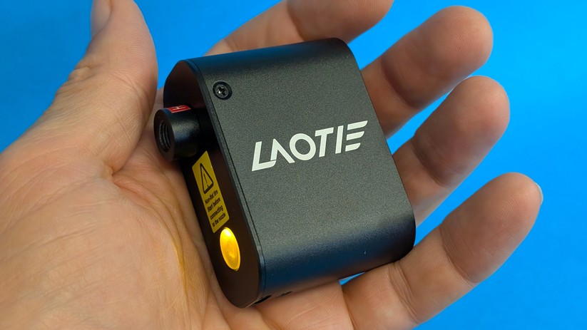 Laotie Z1 Mini: Akku-Luftpumpe ohne digitaler Druckvorwahl.
