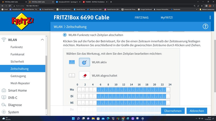Fritzbox 6690 Cable - Konfiguration 