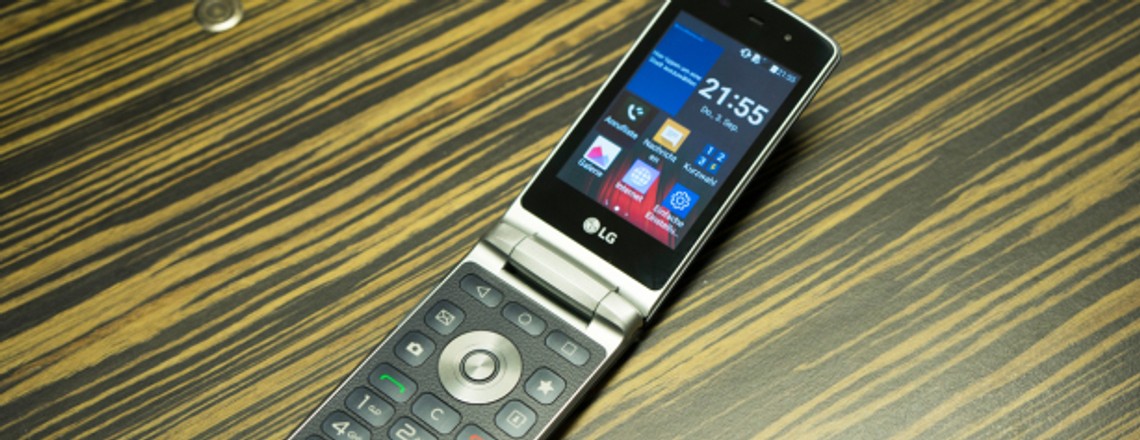 Klapp-Smartphone LG Wine Smart im Hands-on