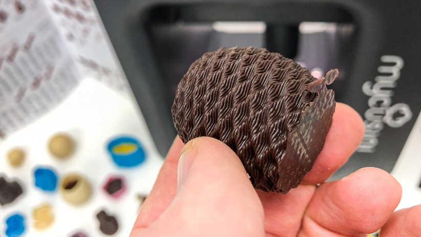 Druckqualität des Schokoladen-3D-Druckers mycusini 2.0