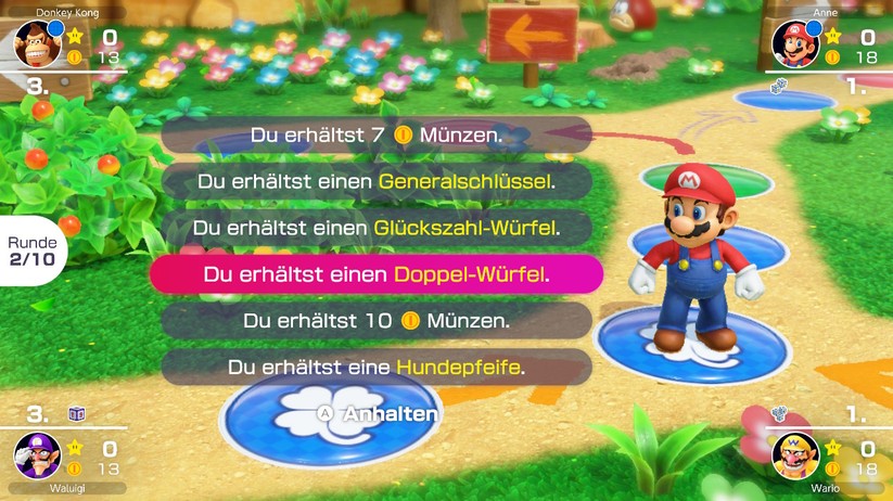 Mario Party Superstars auf der Switch 