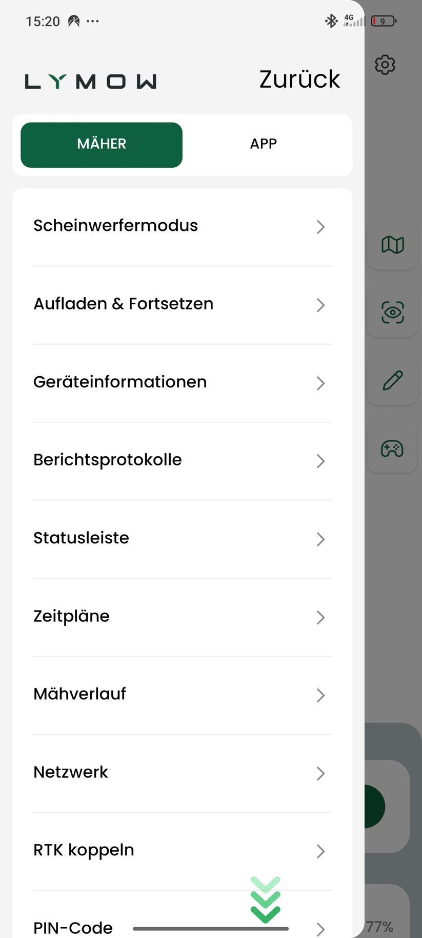 Die Lymow-App bietet alle wichtigen Grundfunktionen, darunter auch das Bearbeiten von Grenzbereichen der Rasenflächen. Das ist mehr, als manche Konkurrenten selbst zwei Jahre nachdem erste drahtlose Mähroboter für Endverbraucher auf den Markt kamen, bieten.