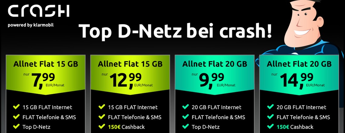 15 GByte im Vodafone-Netz für unter 7 Euro