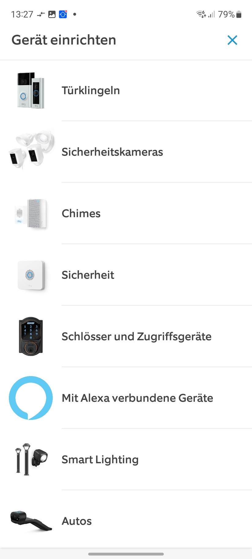 Ring Stick Up Cam Pro Akku: Die Einrichtung ist einfach und bietet viele Erläuterungen zur Kamera. Vorbildlich.