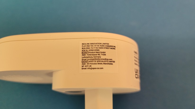 Reolink Video Doorbell: 5 Megapixel, Sichtfeld: 134° horizontal 97° vertikal, 180° diagonal