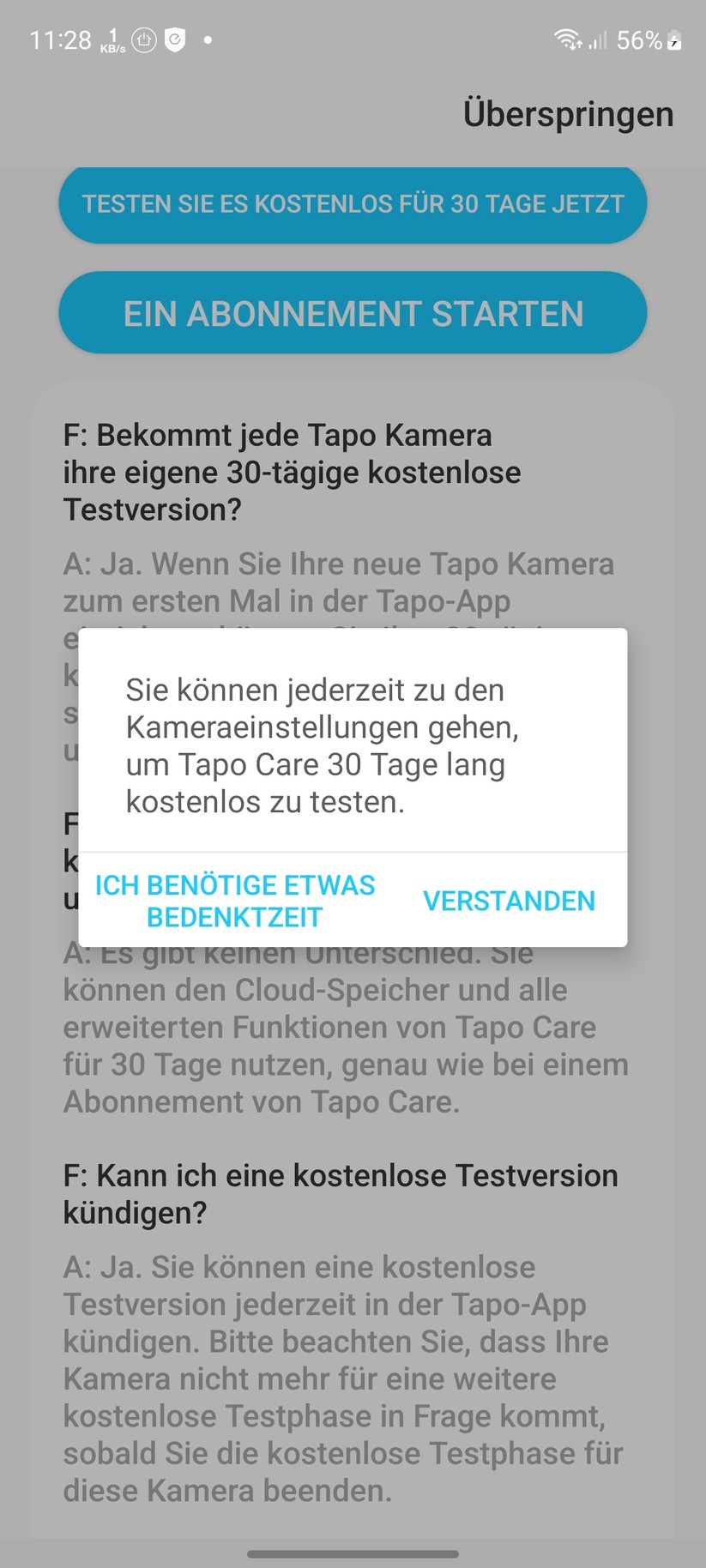 TP Link Tapo C420S2: Einrichtung