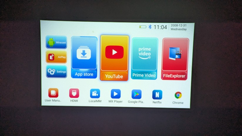 Das Bild des Blitzwolf BW-VT2 Pro Max ist farbenfroh.