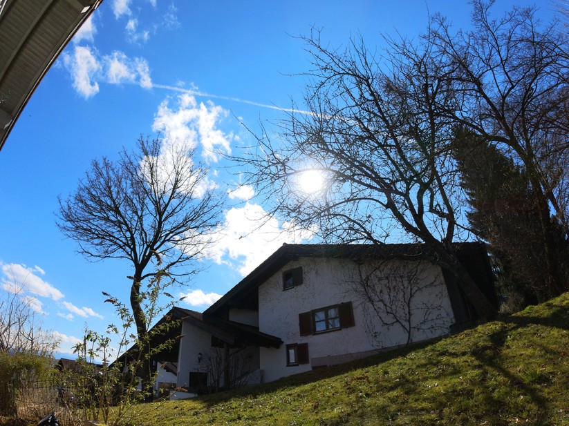 Insta360 One RS Testfoto: Trotz Gegenlicht gelingt eine überzeugende Aufnahme.