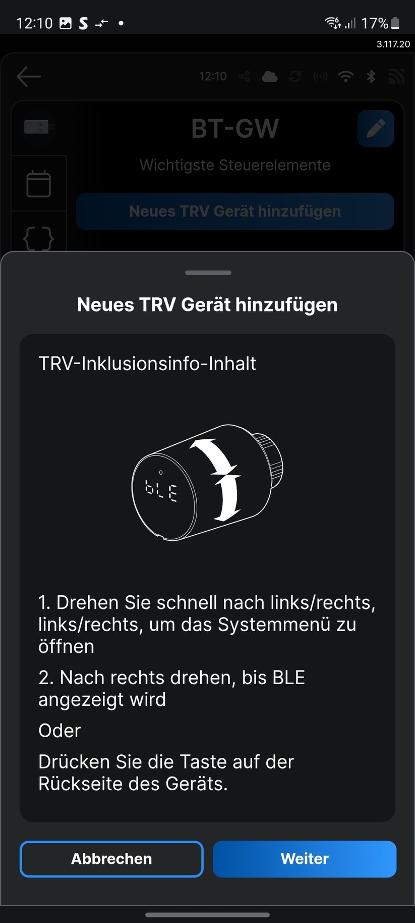  Inbetriebnahme mit Shelly-App