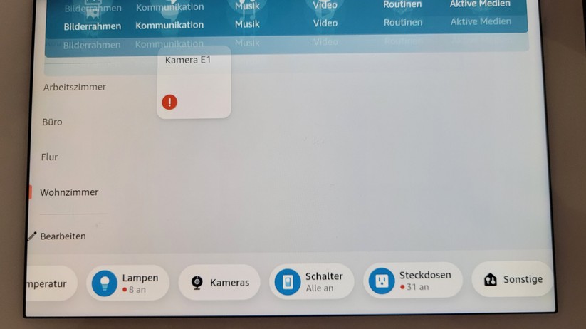 Amazon Echo Hub: Konfiguration und Oberfläche
