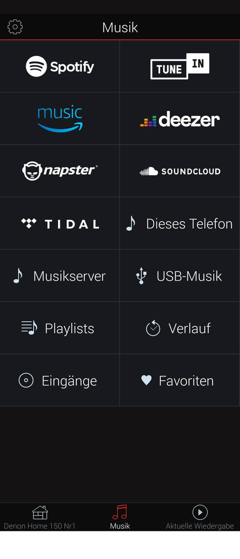 Denon Home 150 - App 01