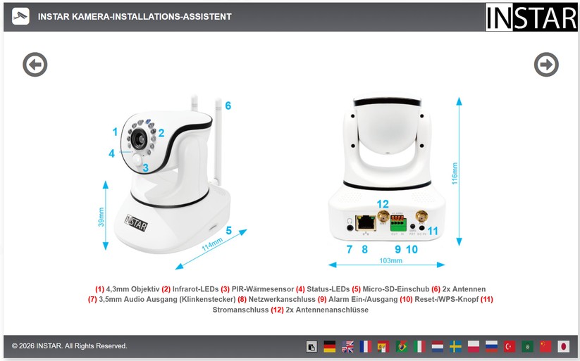 Instar IN-8815 4K: Zugriff per App, Browser oder Smart-Home-Zentralen wie Home Assistant