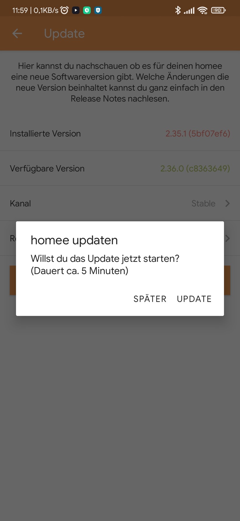Homee: Smartphone- und Web-App