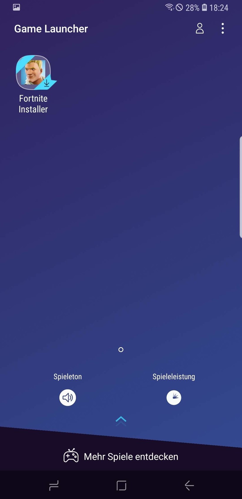Samsung Game Launcher sortiert alle Spiele an einem Ort