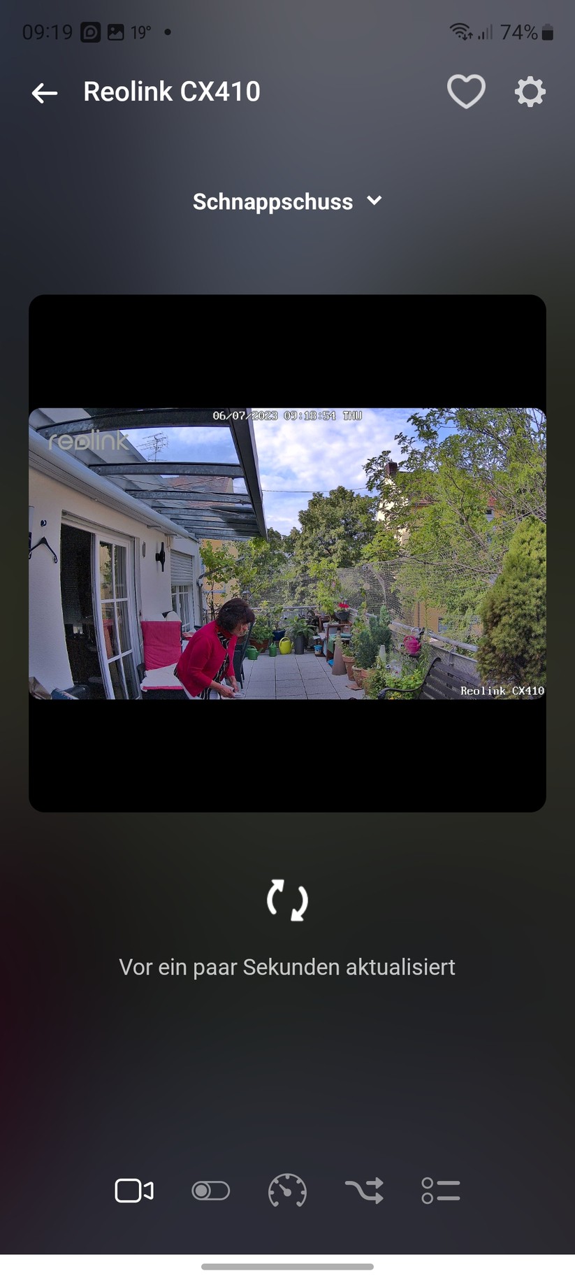 Reolink CX410: Integration in Homey Pro