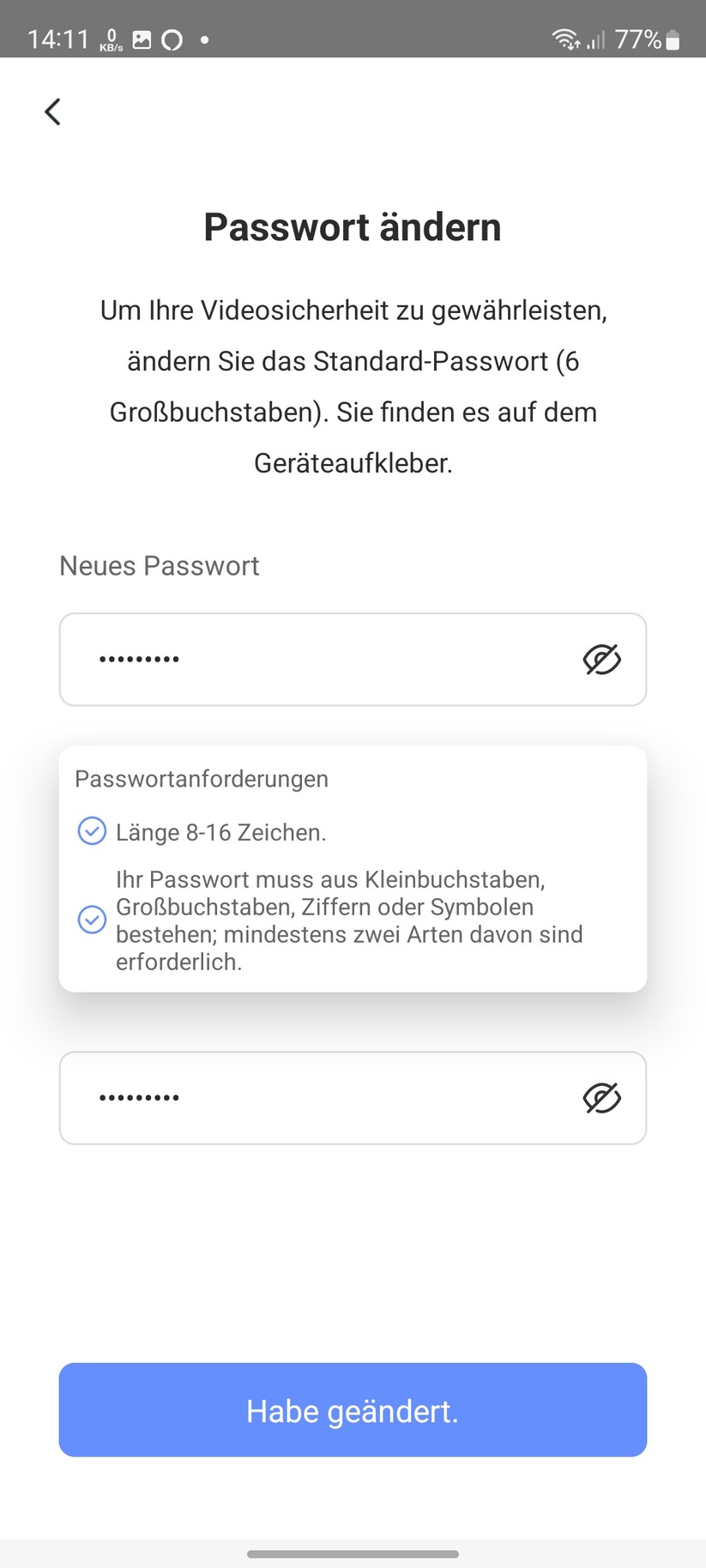Ezviz C6 2K+: Einrichtung