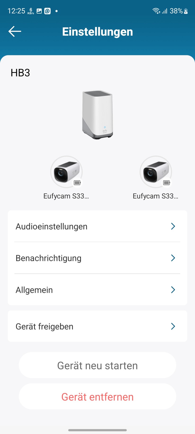 Eufycam 3 (S330) mit Homebase 3 (S380): Einrichtung und Einstellungen mit der App