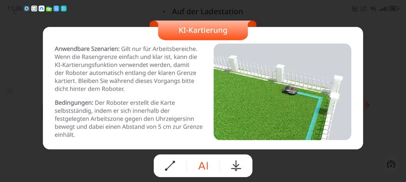  Inbetriebnahme und Kartierung