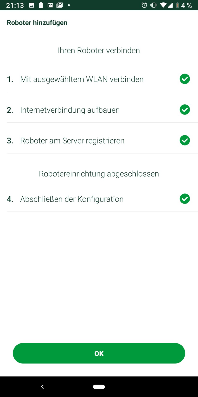 Checkliste erfolgreich …