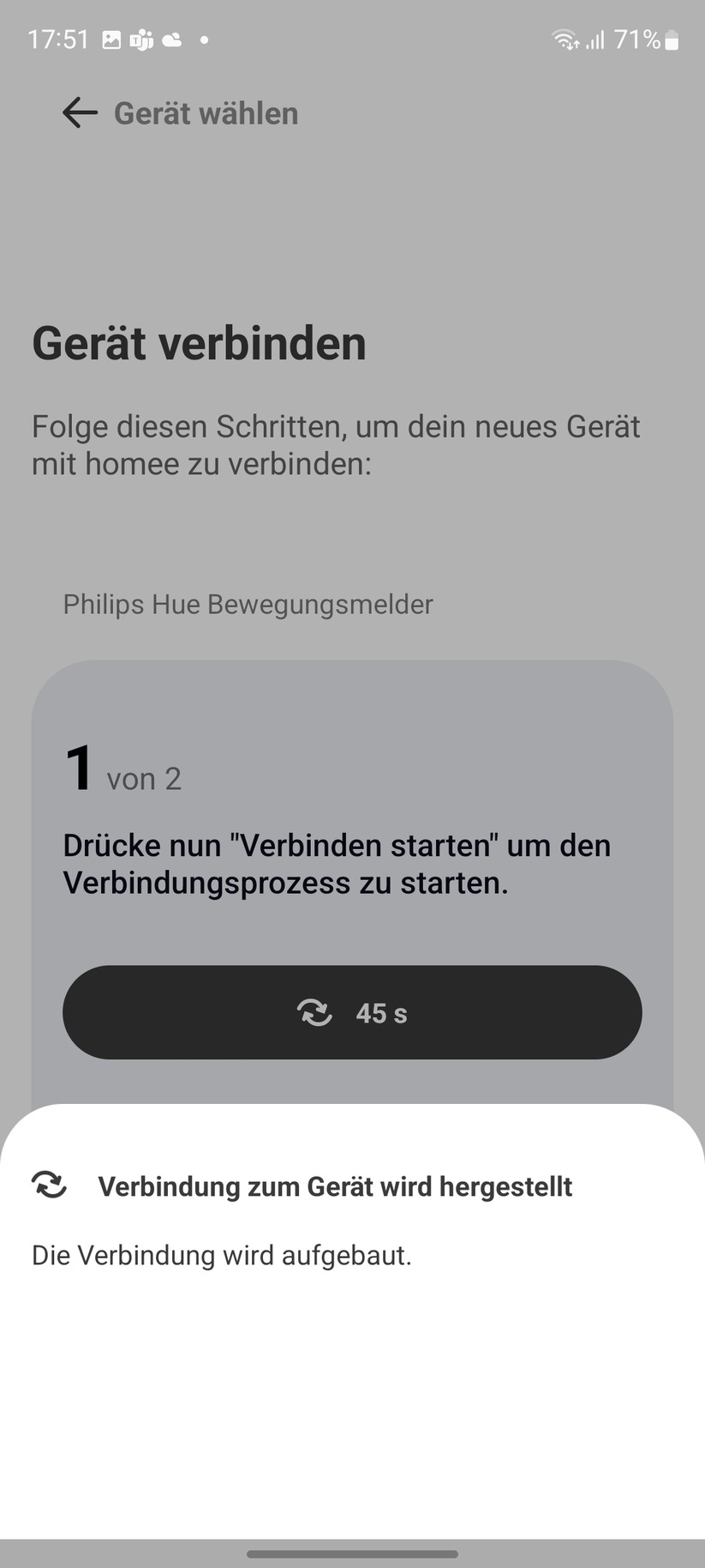 Homee: Smartphone- und Web-App