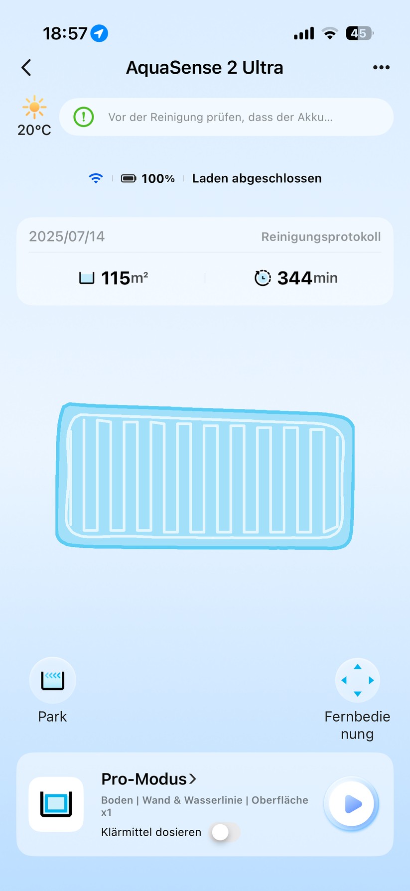 Beatbot Aquasense 2 Ultra - Bilder App 