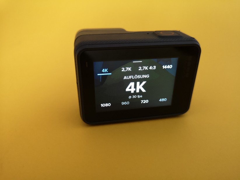 Nach dem Update stehen alle Funktionen der Hero 5 Black an unserer Budget-Gopro zur Verfügung.