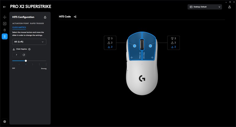Logitech G Pro X2 Superstrike - Bilder App