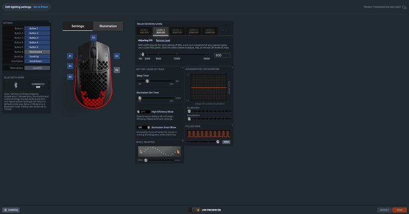 Steelseries Aerox 3 Wireless - Bilder App