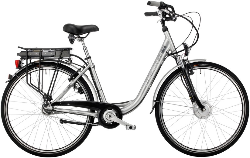 Andere Bauformen: Bei Stadträdern liegt der Akku oft unterm Gepäckträger.