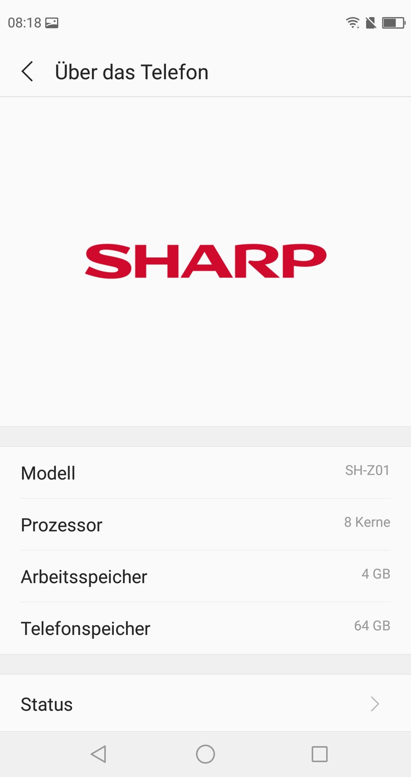 Informationen zum Smartphone