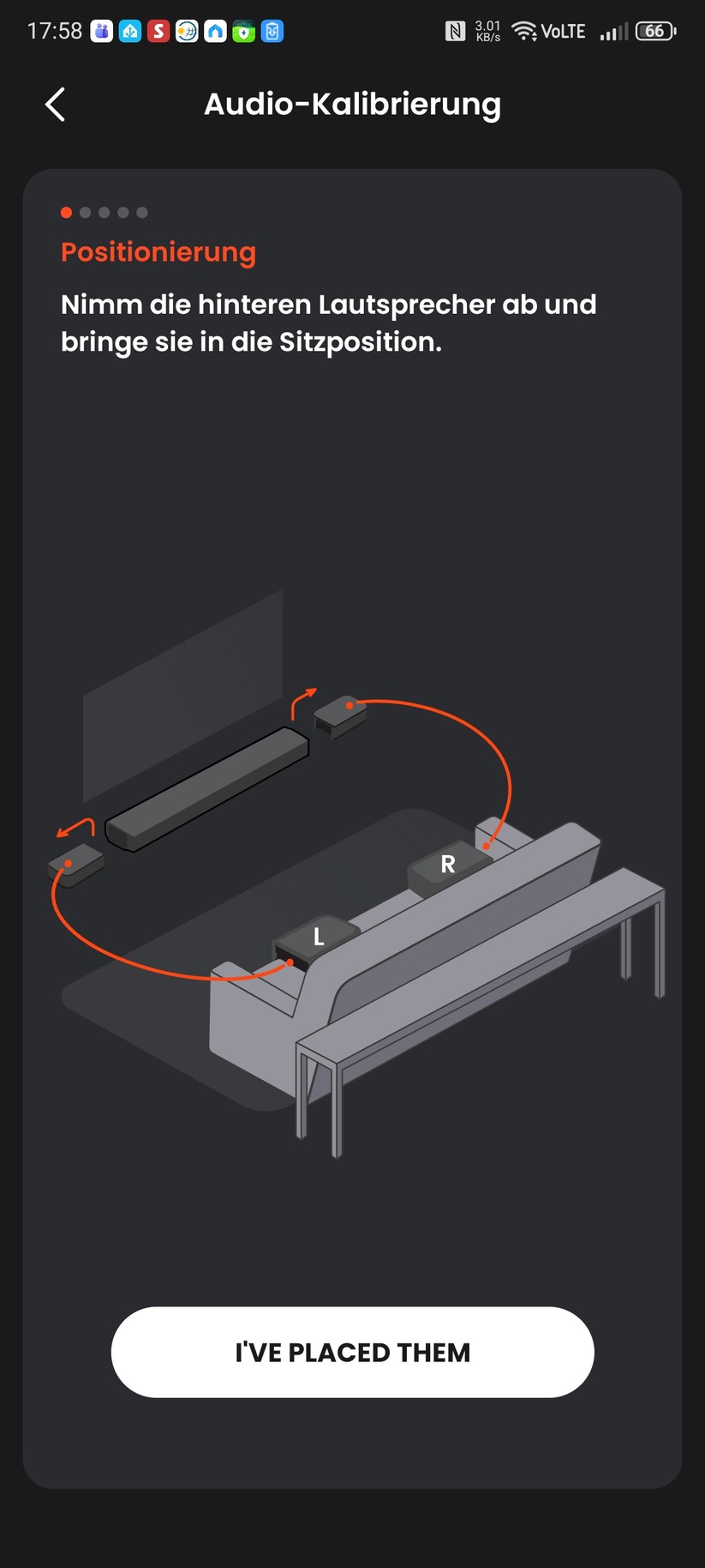 Mit der App JBL One wird die JBL BAr 1000MK2 eingerichtet.