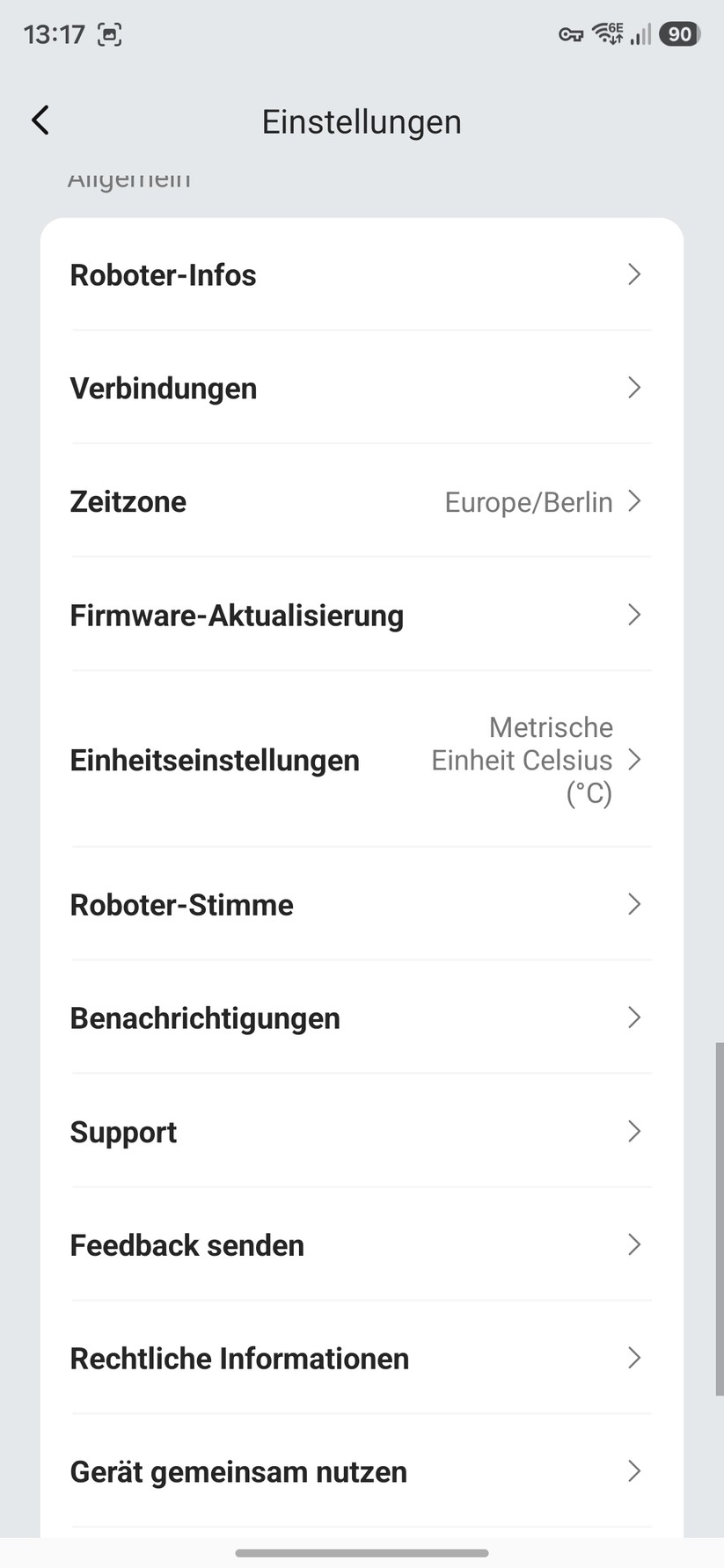 Über die Movahome-App lässt sich der Viax 500 steuern. Sie ist übersichtlich und lässt sich leicht bedienen.