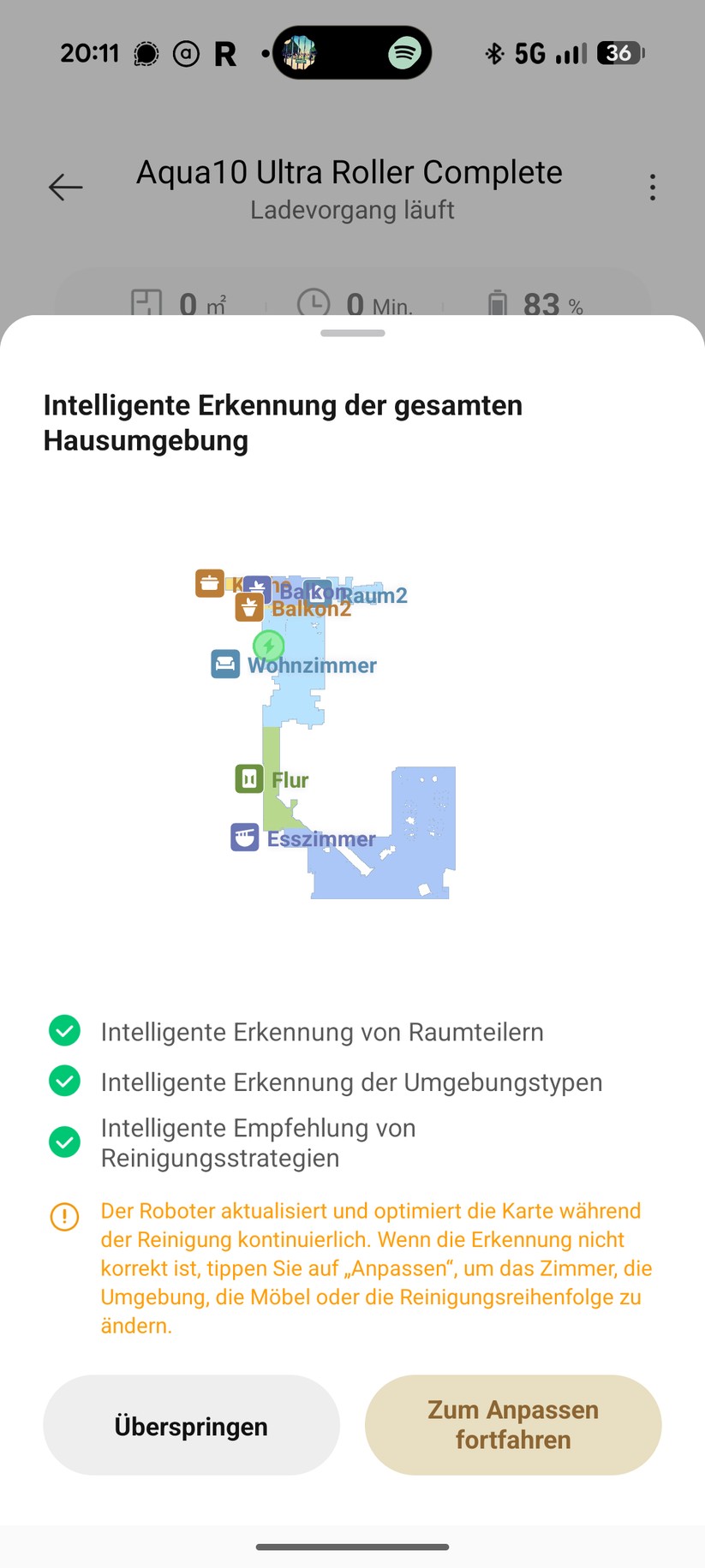 Dreame Aqua 10 Ultra Roller – App & Einrichtung