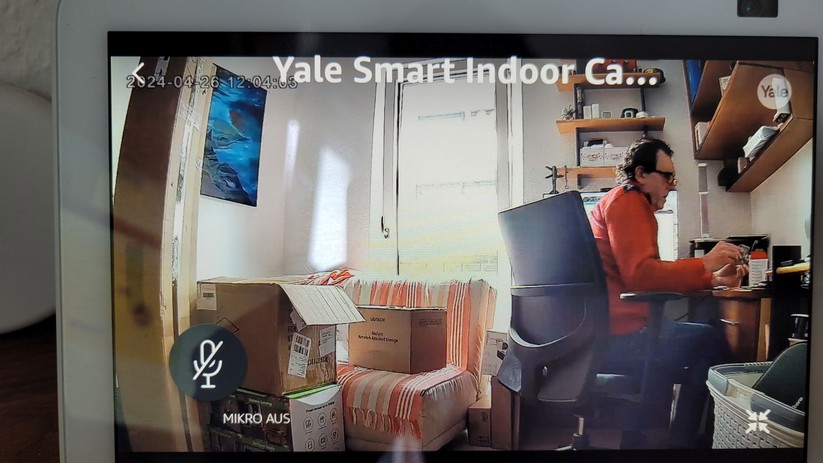 Yale Smart Indoor Camera: Home Assistant