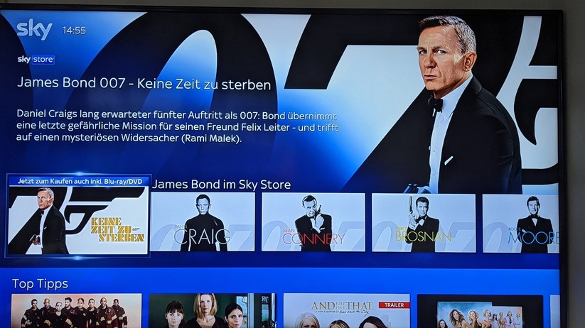 Sky Q IPTV Box Screenshots