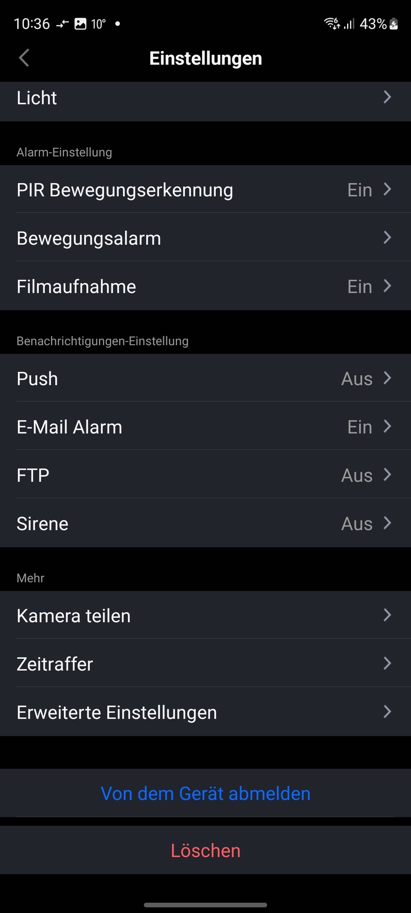 Reolink Argus Track: Einrichtung mit mobiler App